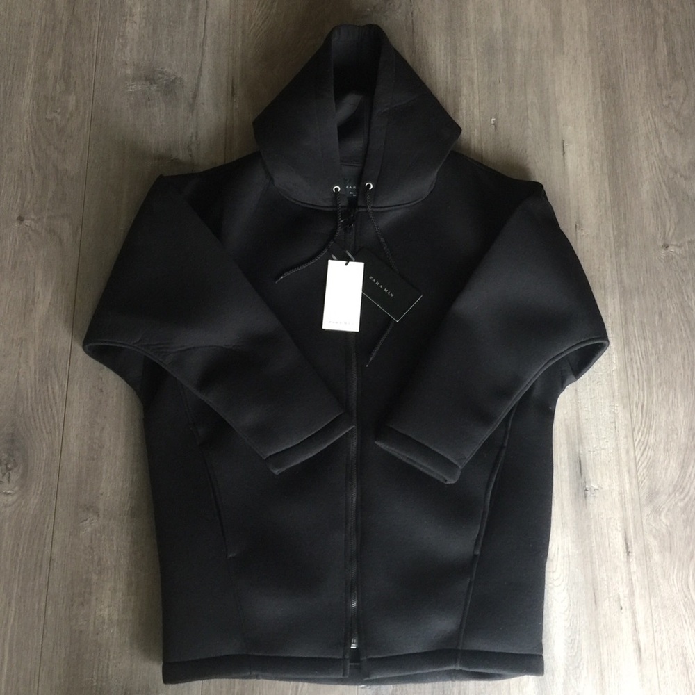 Zara Neoprene Scuba Hoodie